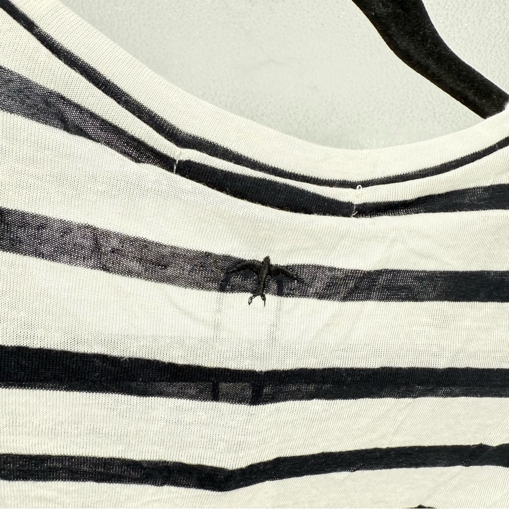 Serra Black and White Striped Tank Top - Picture 5 of 7